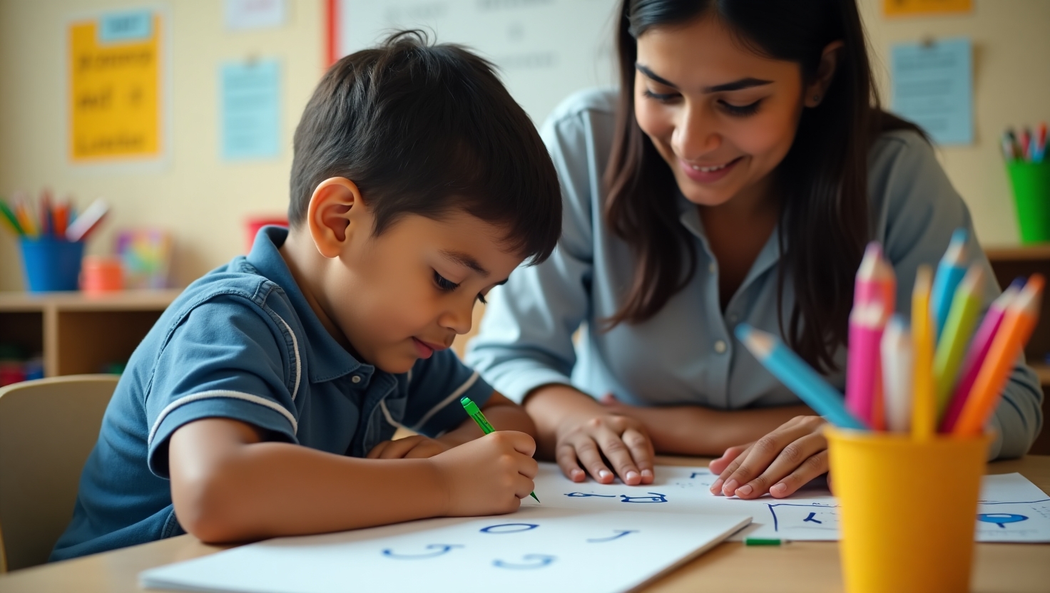 Handwriting Occupational Therapy Session in Kalkaji