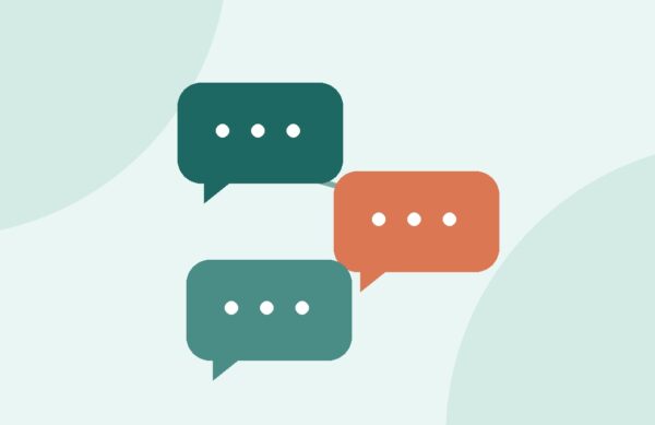2-ot9-conversation-map-safe Three linked conversation bubbles representing communication across a multilingual family's languages.